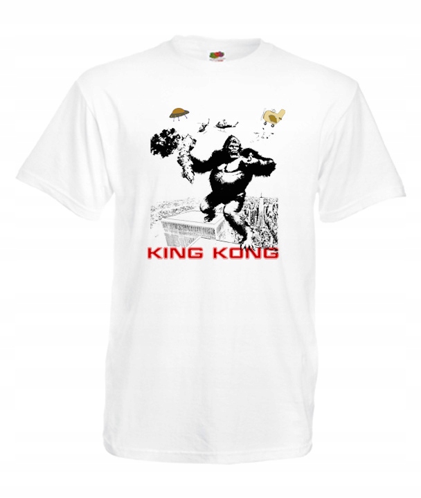 

XXL Koszulka Męska King Kong Goryl Atakuje Wzór