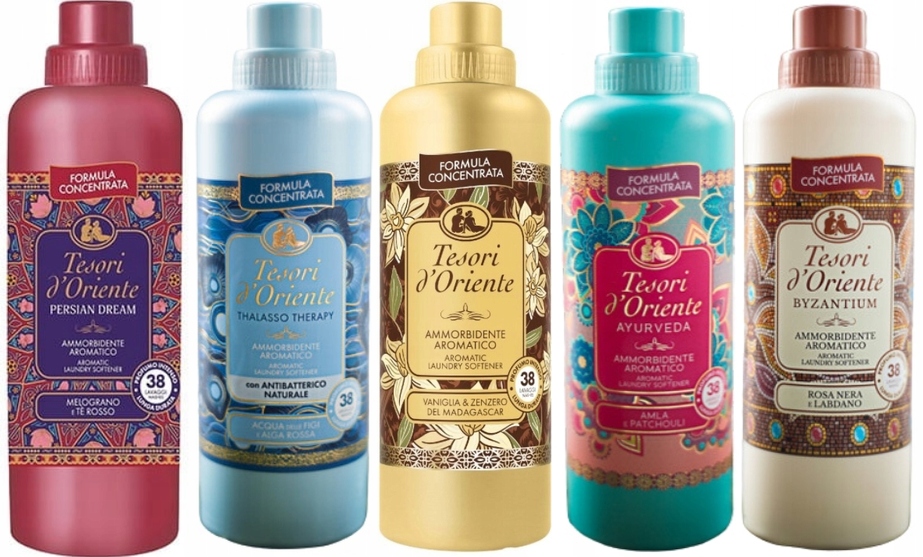 Levně Tesori d'Oriente Sada 5 italských tekutá aviváž 760 ml Ptvab