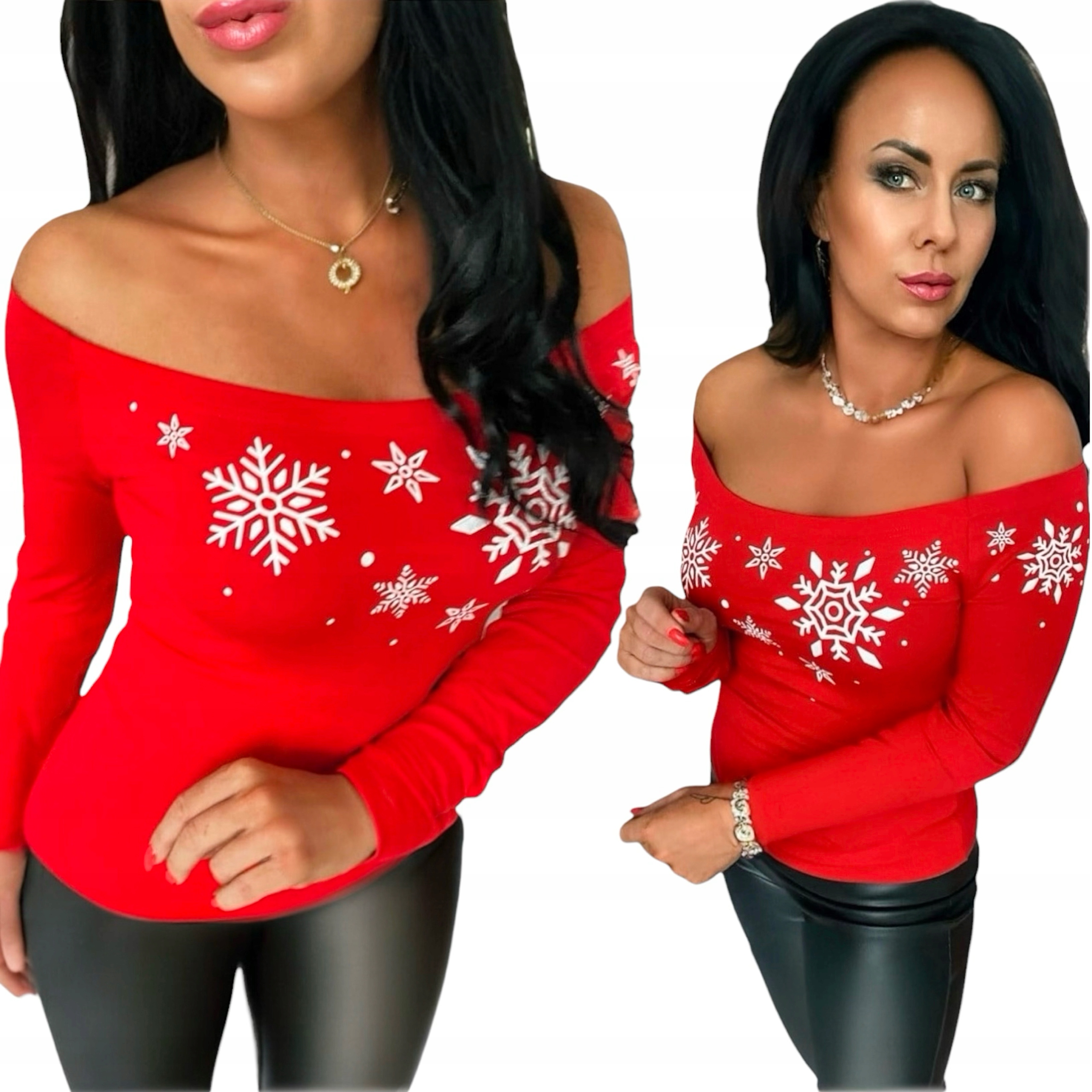 Vánoční dámská halenka na Vánoce elegantní španělská jako Dárek S 36