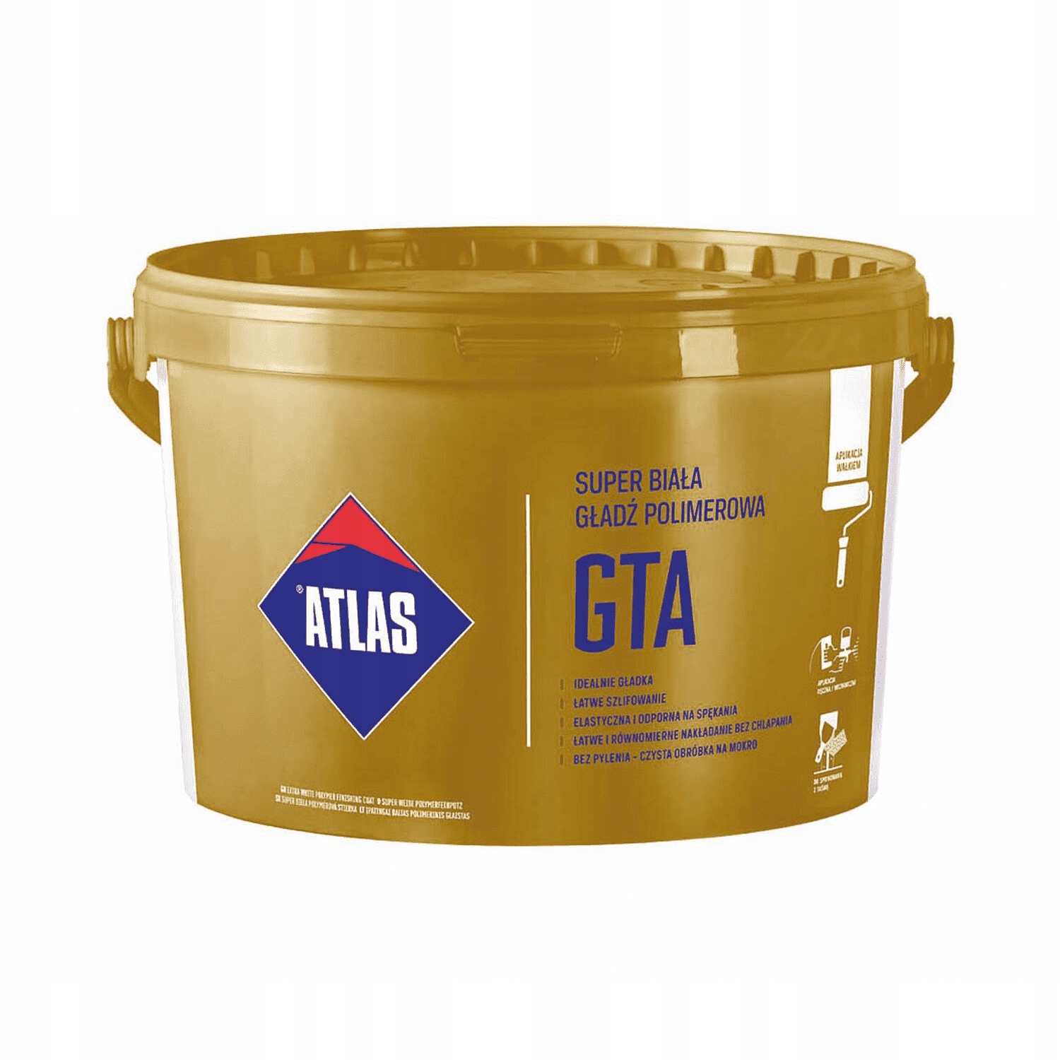 

Atlas Gta Gładź Polimerowa 18kg + Wałek