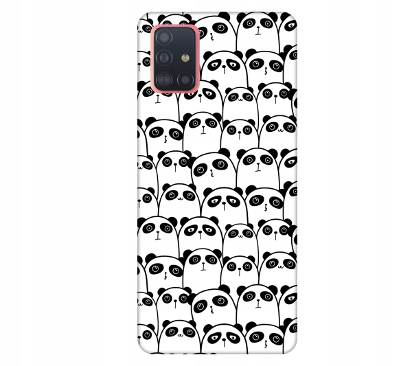 

Etui pokrowiec do Samsung Galaxy A51 Pandy smieszn