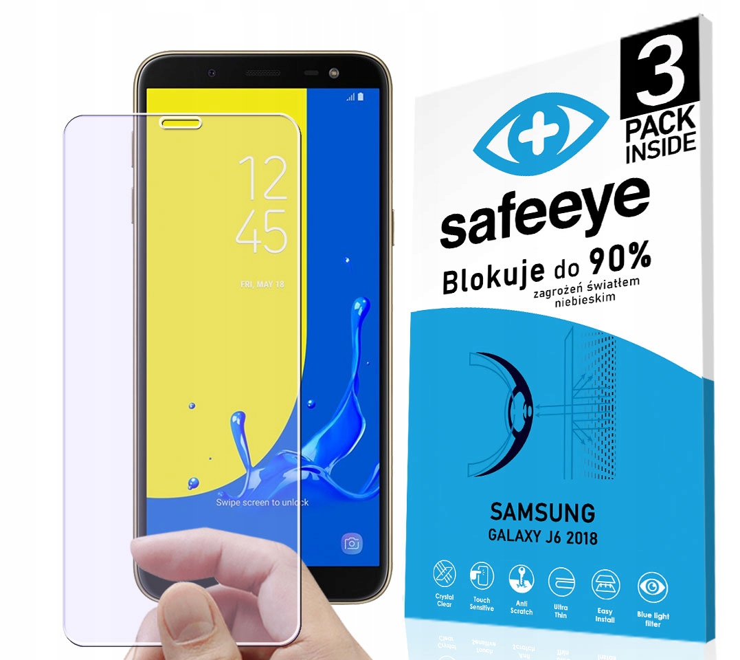 

3x Anti Blue Szkło Do Samsung Galaxy J6 2018
