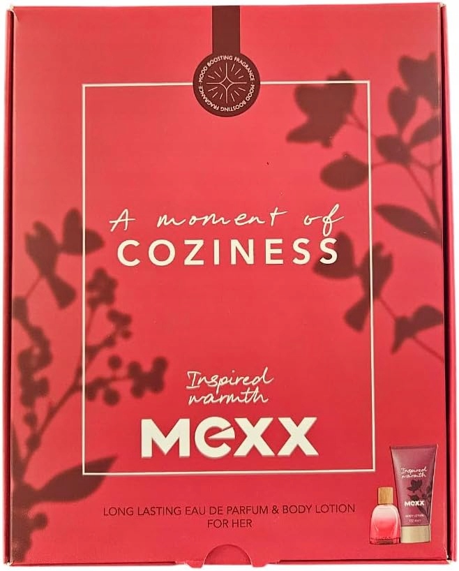 Mexx Inspired Warmth Eau de Parfum tělový balzám dárková sada 30 ml