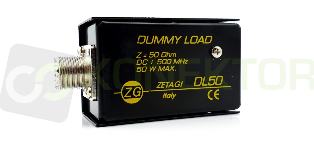 Sztuczne obciążenie 50 Ohm 50W Zetagi DL-50 0-500MHz pomiar mocy Cb radia