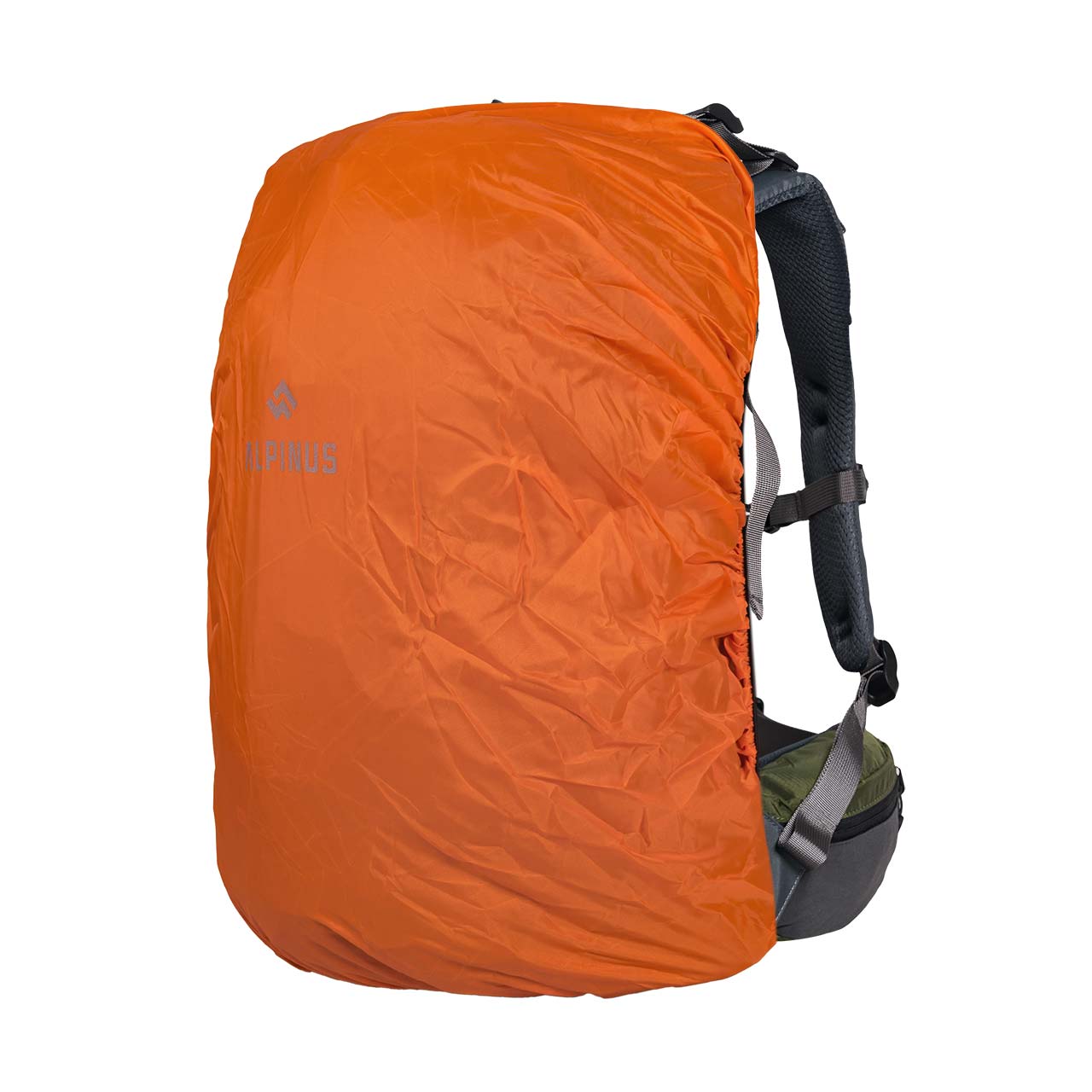 Pokrowiec na plecak Alpinus Rain cover 30 pomarańczowy