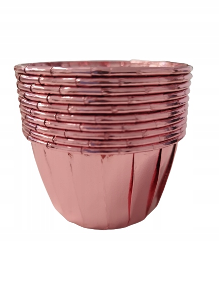 

Foremki papilotki do babeczek rose gold muffinki