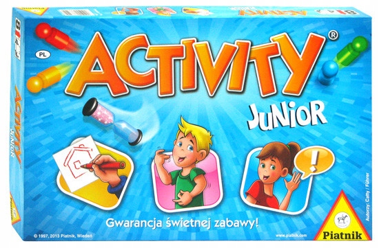 Piatnik Planszówka Activity Junior Dziecięca kreatywna Gra planszowa Mała