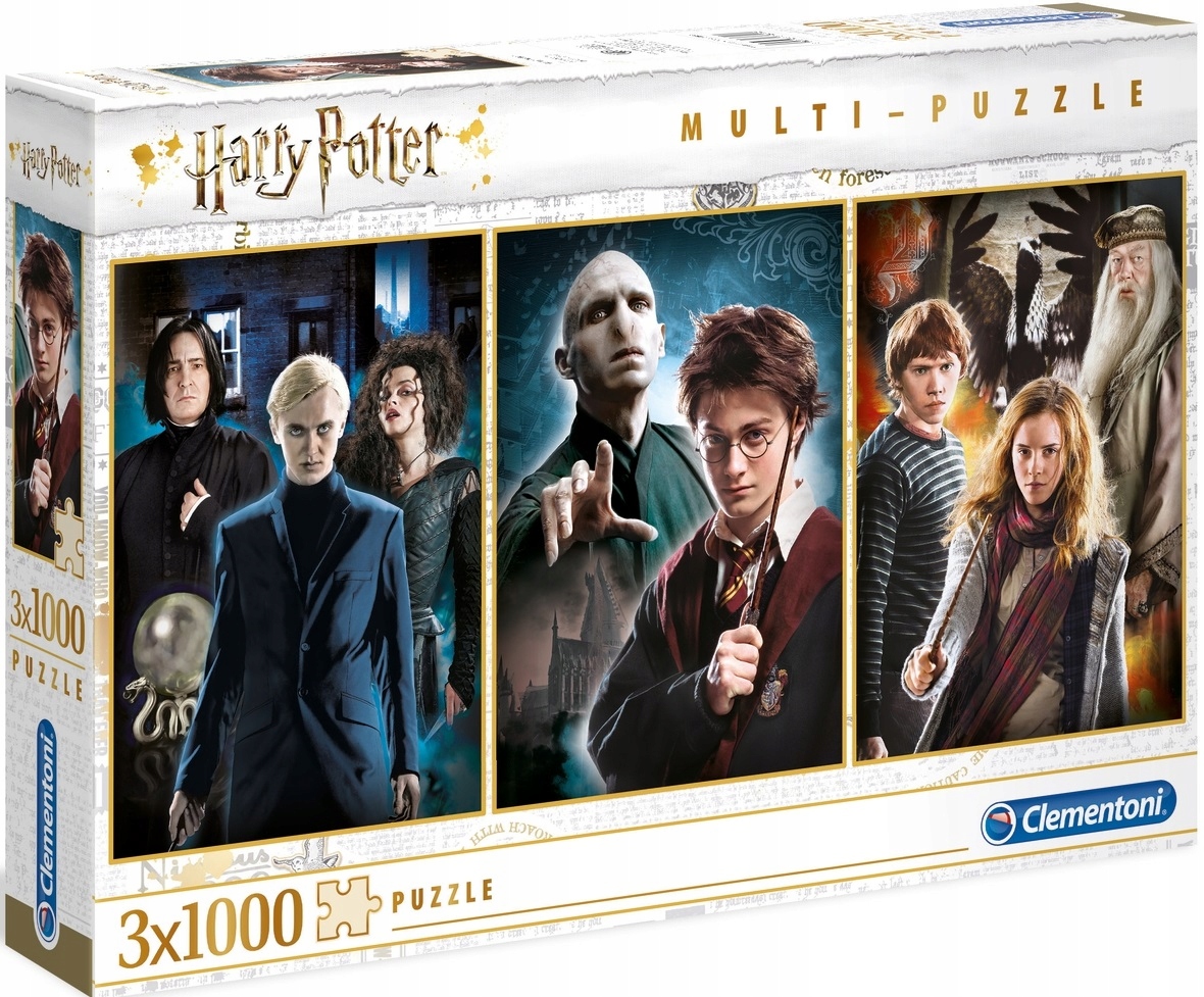 

Puzzle 3x1000 el Harry Potter Snape Ron Draco Hp