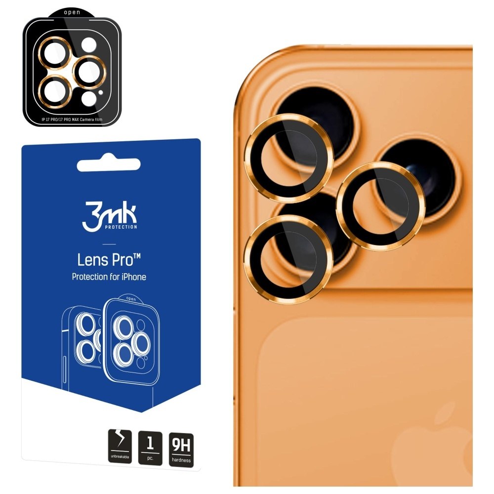 Ochrona na obiektyw aparatu 3MK Lens Protection Pro do Apple iPhone 17 Pro