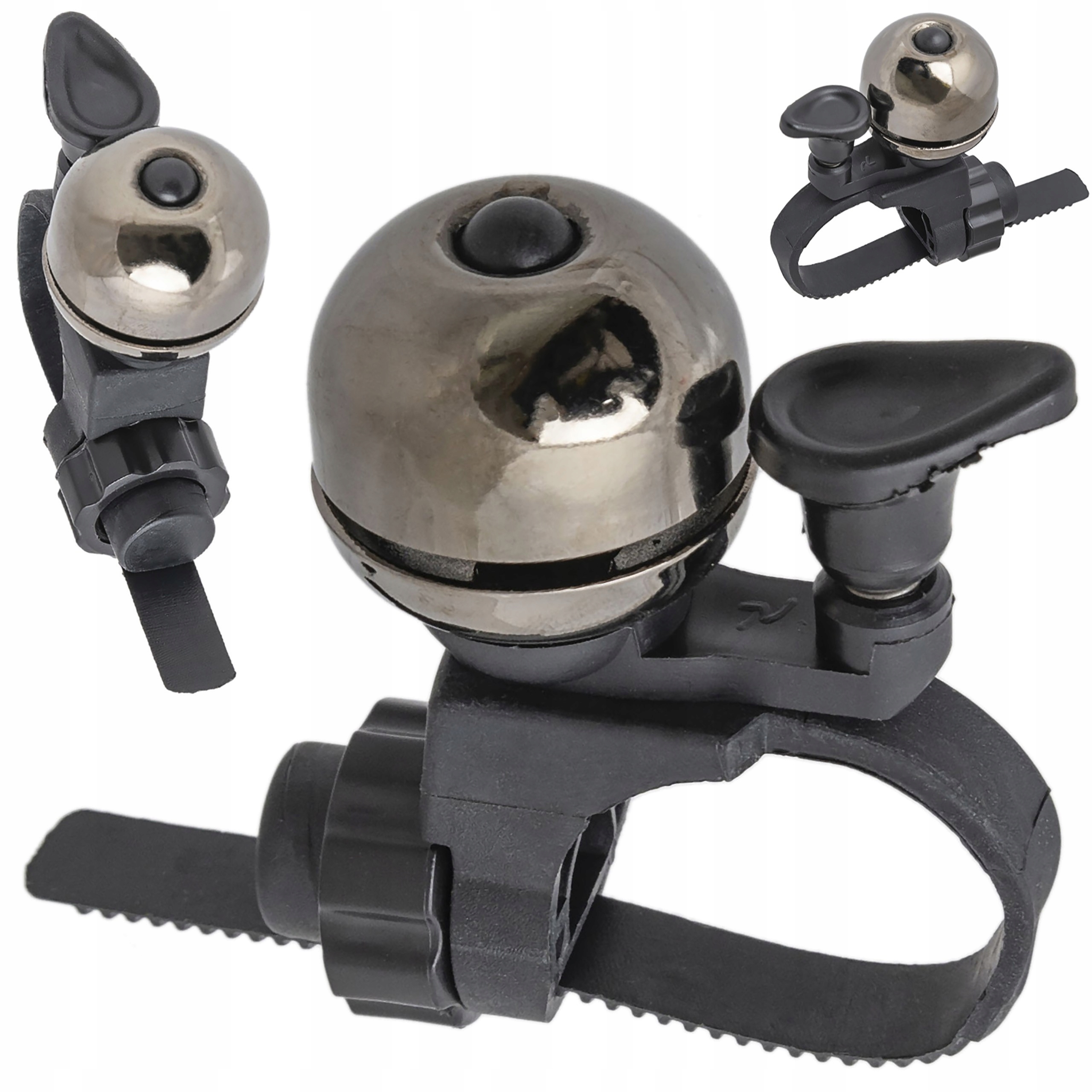 

Dzwonek Rowerowy Ding 30mm Regulowany Platyna