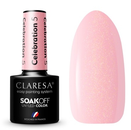 

Claresa Lakier Hybrydowy Uv/led Celebration 5
