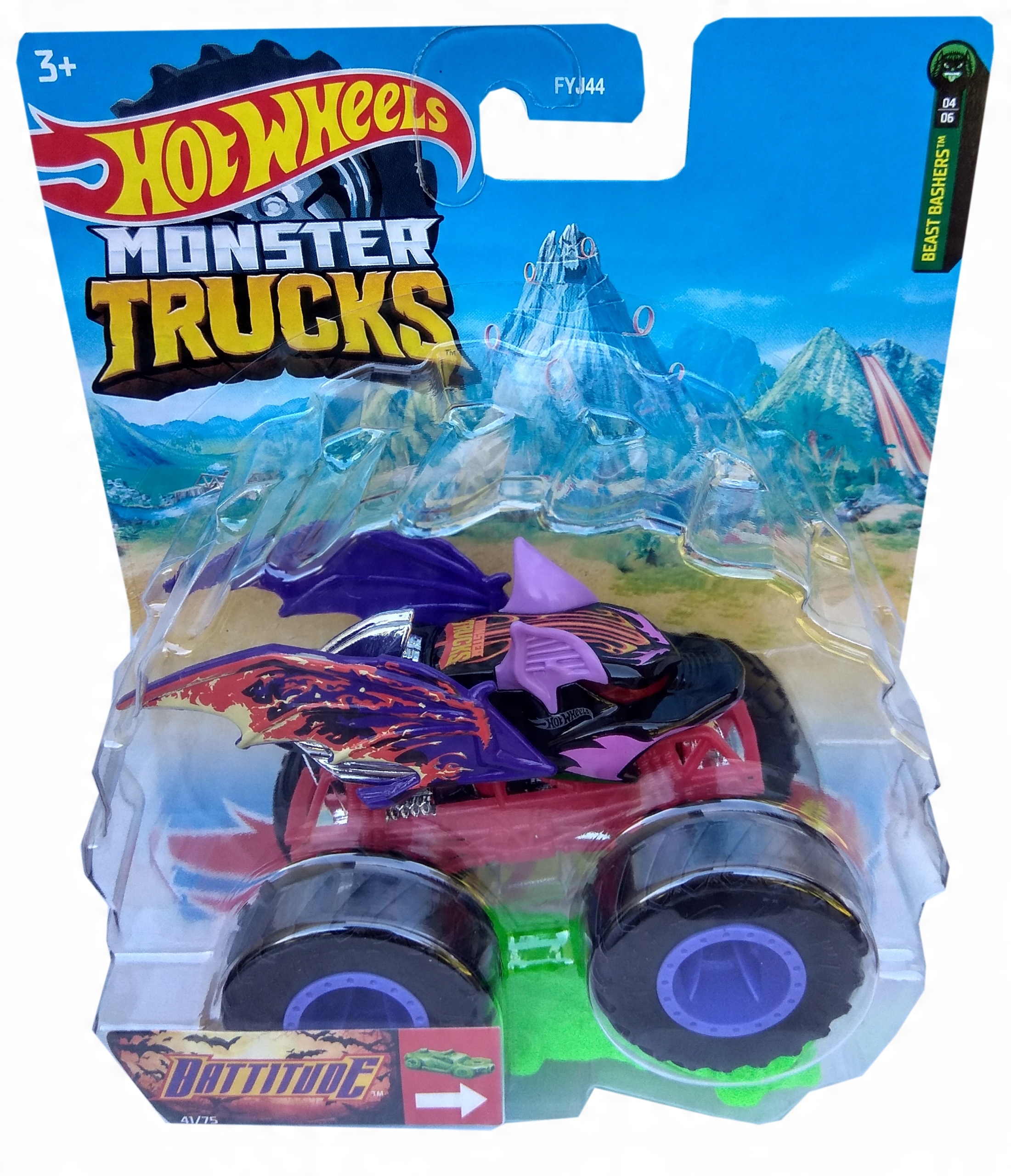 

FYJ44 auto Monster Trucks Hot Wheels Battitude