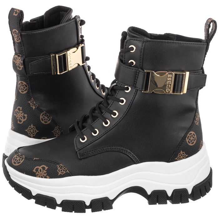 

Buty Damskie Botki Guess Bikerz FL8BKZ Czarne