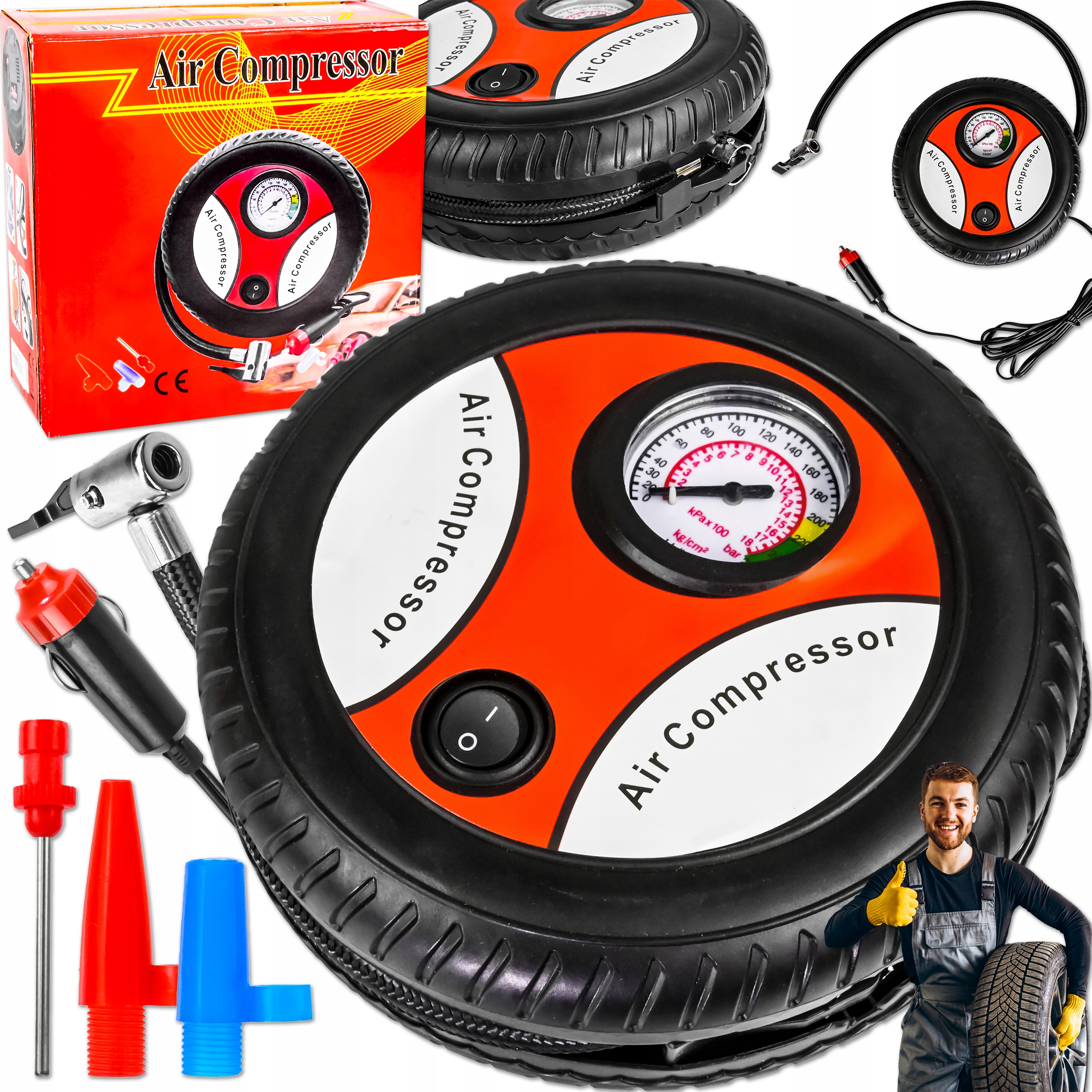 

Kompresor Samochodowy Manometr 18BAR Turbo XXXXXL