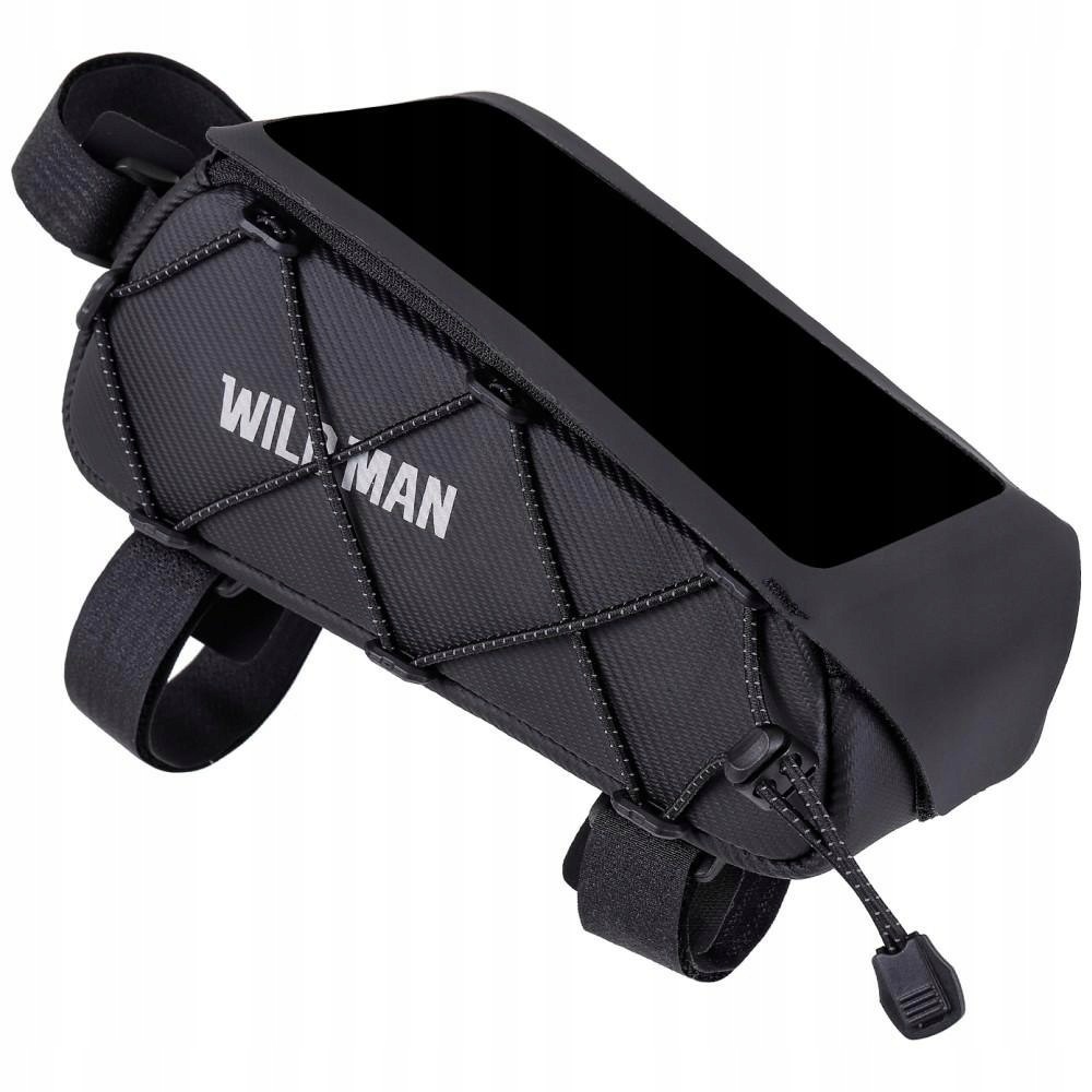 Etui/uchwyt rowerowy Wildman GX100 sakwa na ramę czarny