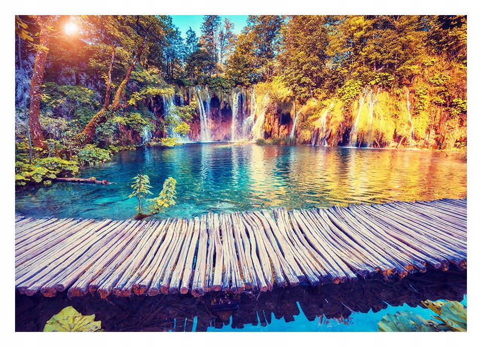 

Fototapeta 3D Jezioro Wodospad 368x254 F00556