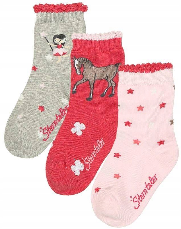 Ponožky STERNTALER detský bavlnený set 3PAK 19-22
