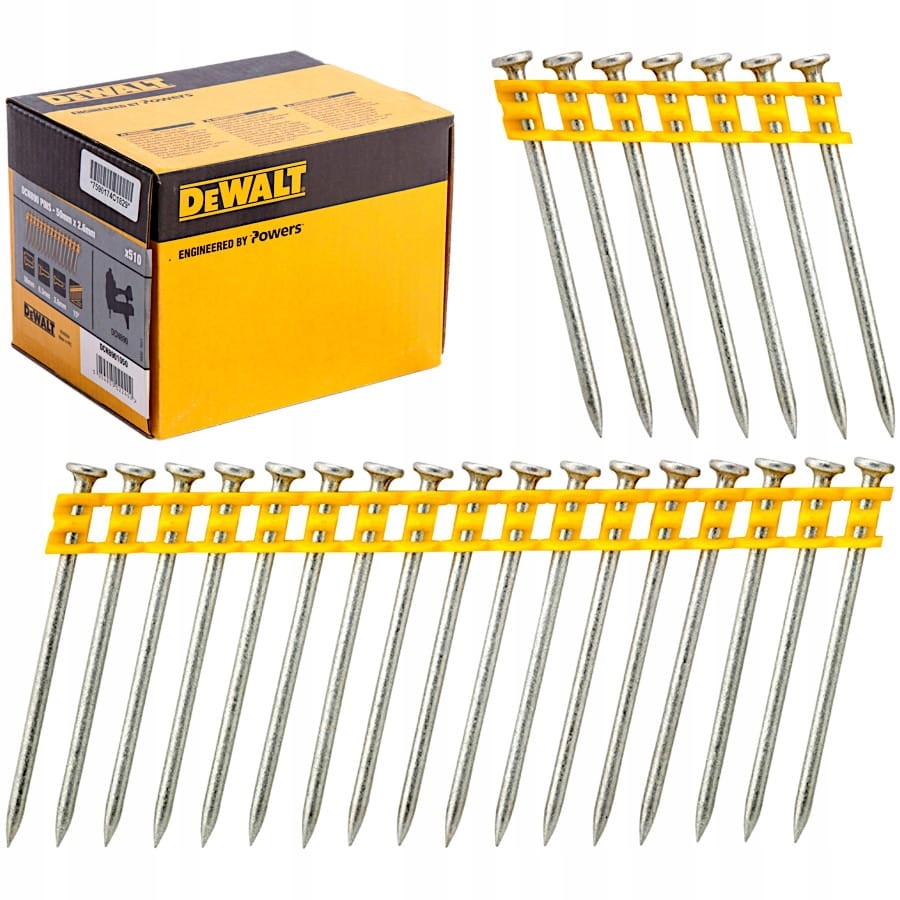 Hřebíky na betonu a dřevo 50x2,6 mm pro DCN890 DeWalt DCN8901050