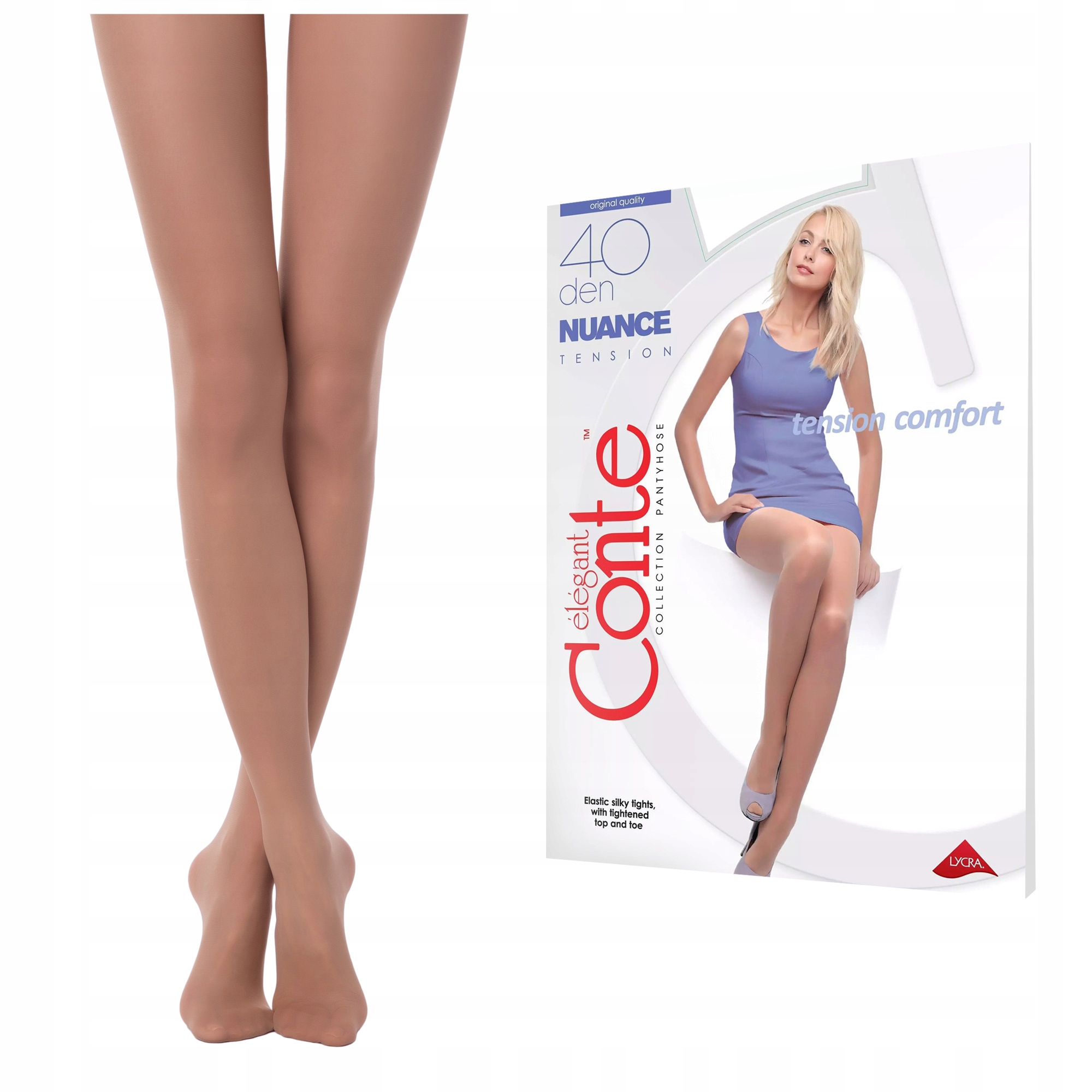 

Rajstopy Conte Nuance 40 den lycra Natural 2 mat