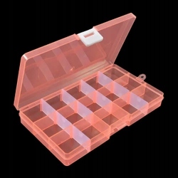 Organizer 15 przegródek 175x100x22mm pomarańczowy