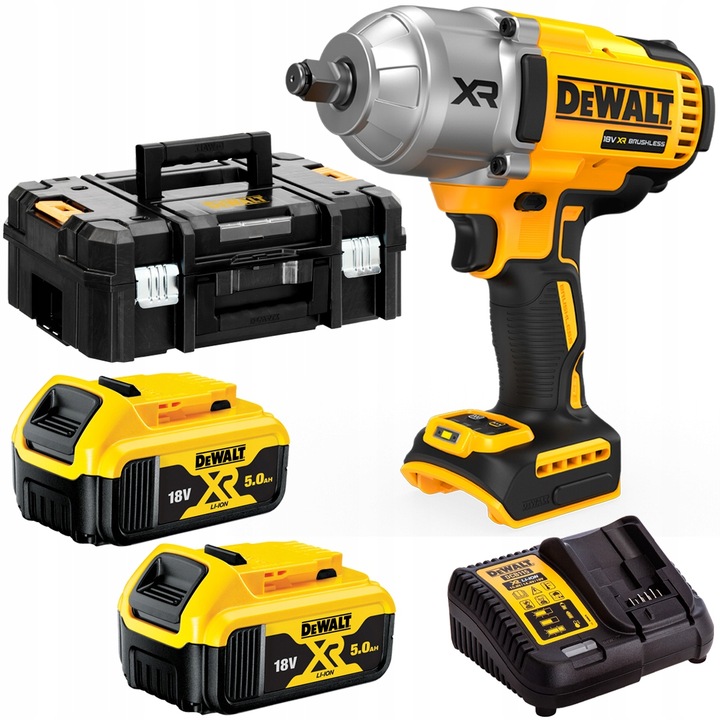 

DeWalt Akumulatorowy klucz udarowy 1/2 DCF900P2T