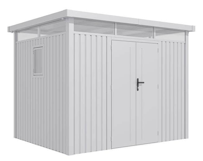 Domek ogrodowy G21 Atlanta 676 294 x 230 cm, metal silver
