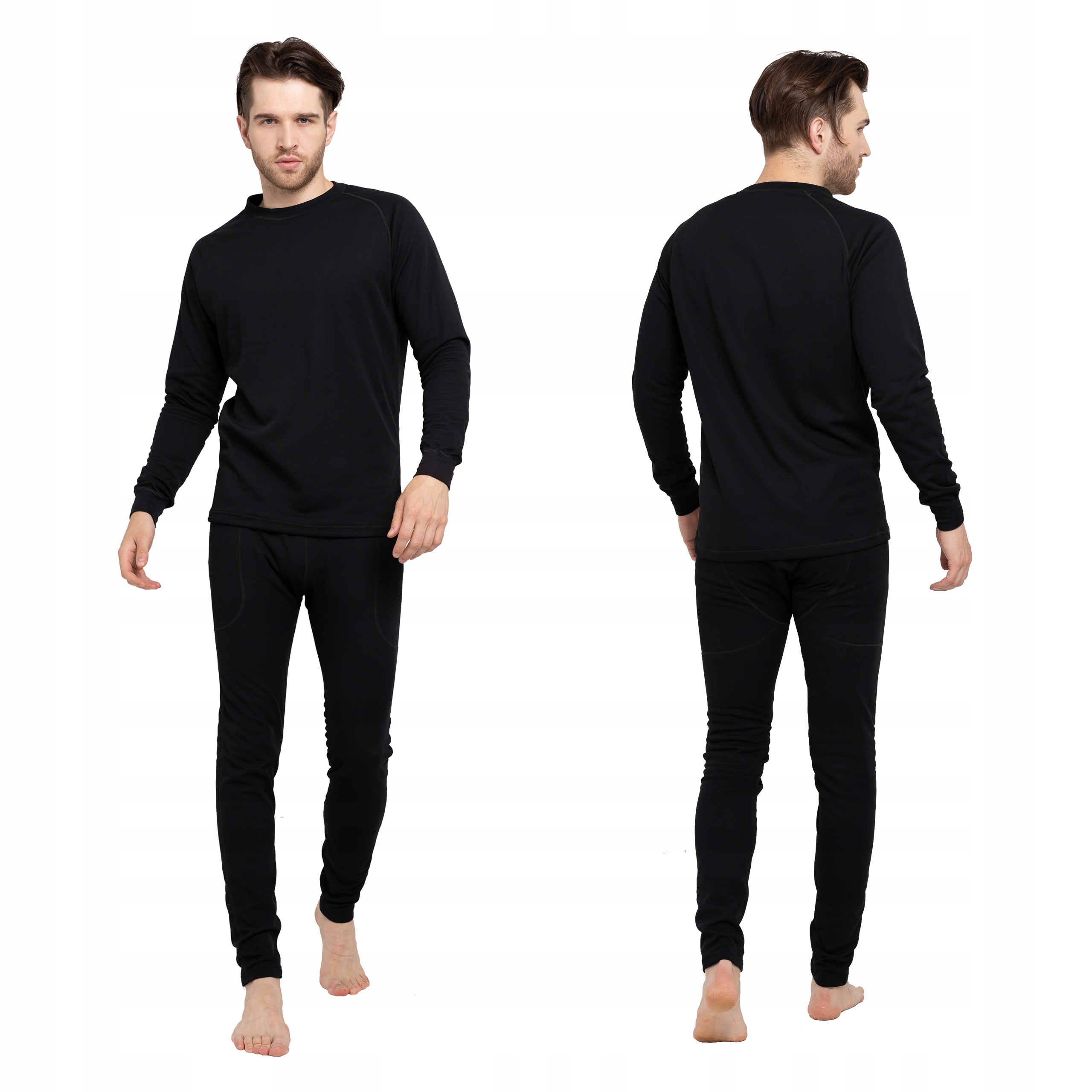 BIELIZNA TERMOAKTYWNA DLA DZIECI 158 KOMPLET ODDYCHAJĄCY CIEPŁY Z MESZKIEM Materiał dominujący Poliester