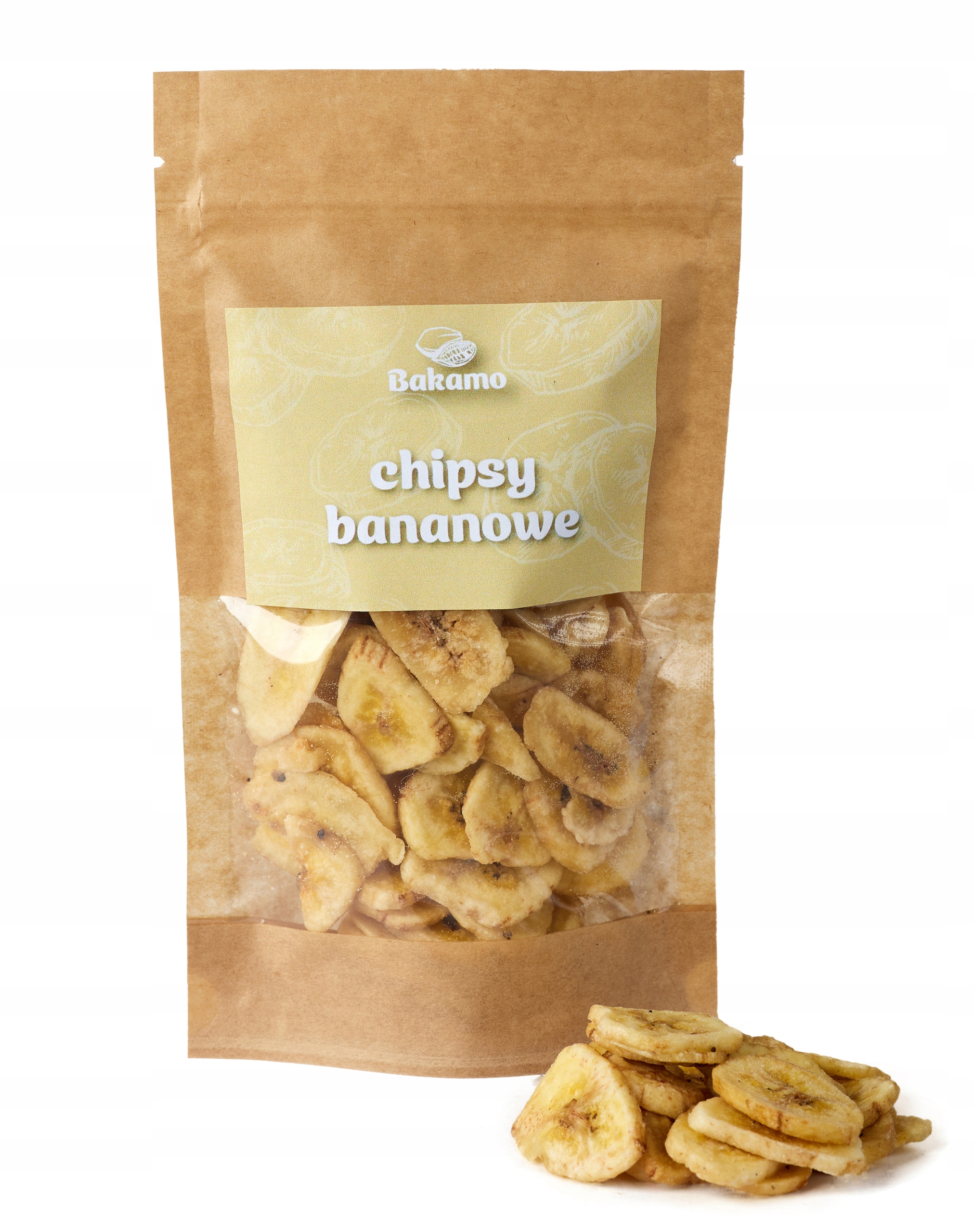 Banánové Chipsy 500g křupavá svačinka ze sušeného ovoce do müsli dezertů