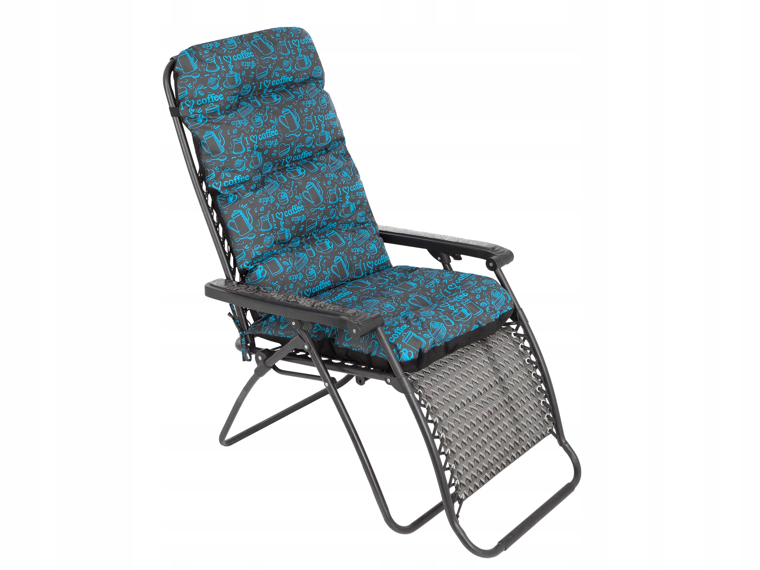 Polštář na zahradní lehátko, polštář na zahradní židli voděodolný 75x48