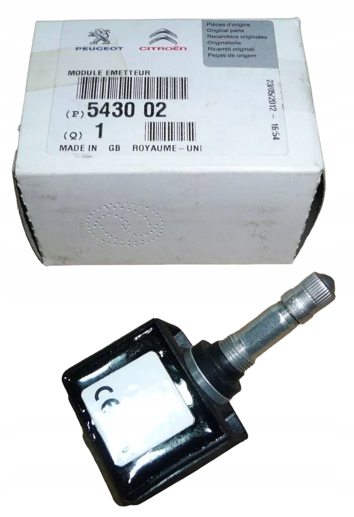 Snímač tlaku kolesa 543002 Citroen C5 C8 Peugeot 607 807 Nový