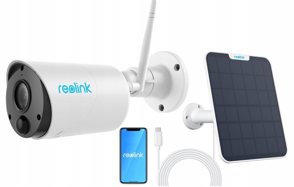 Kamera Reolink Argus B320 3MP batéria 2K Solárny Panel