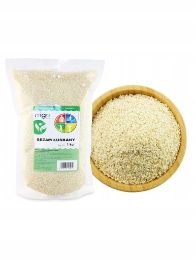 3x MIGOgroup Sezam bílý loupaný 1kg