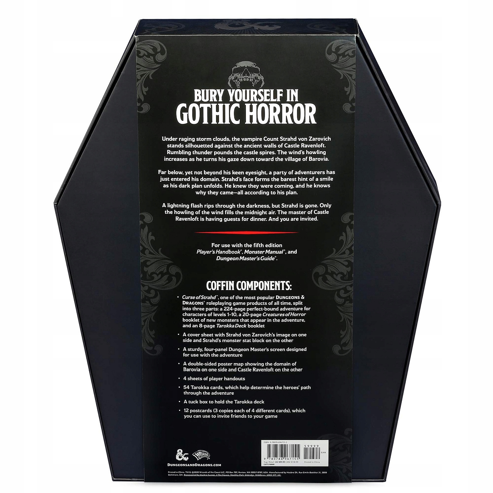 Dungeons&Dragond 5 Edition Curse of Strahd Revamped Premium Edition Nazwa Curse of Strahd - Revamped