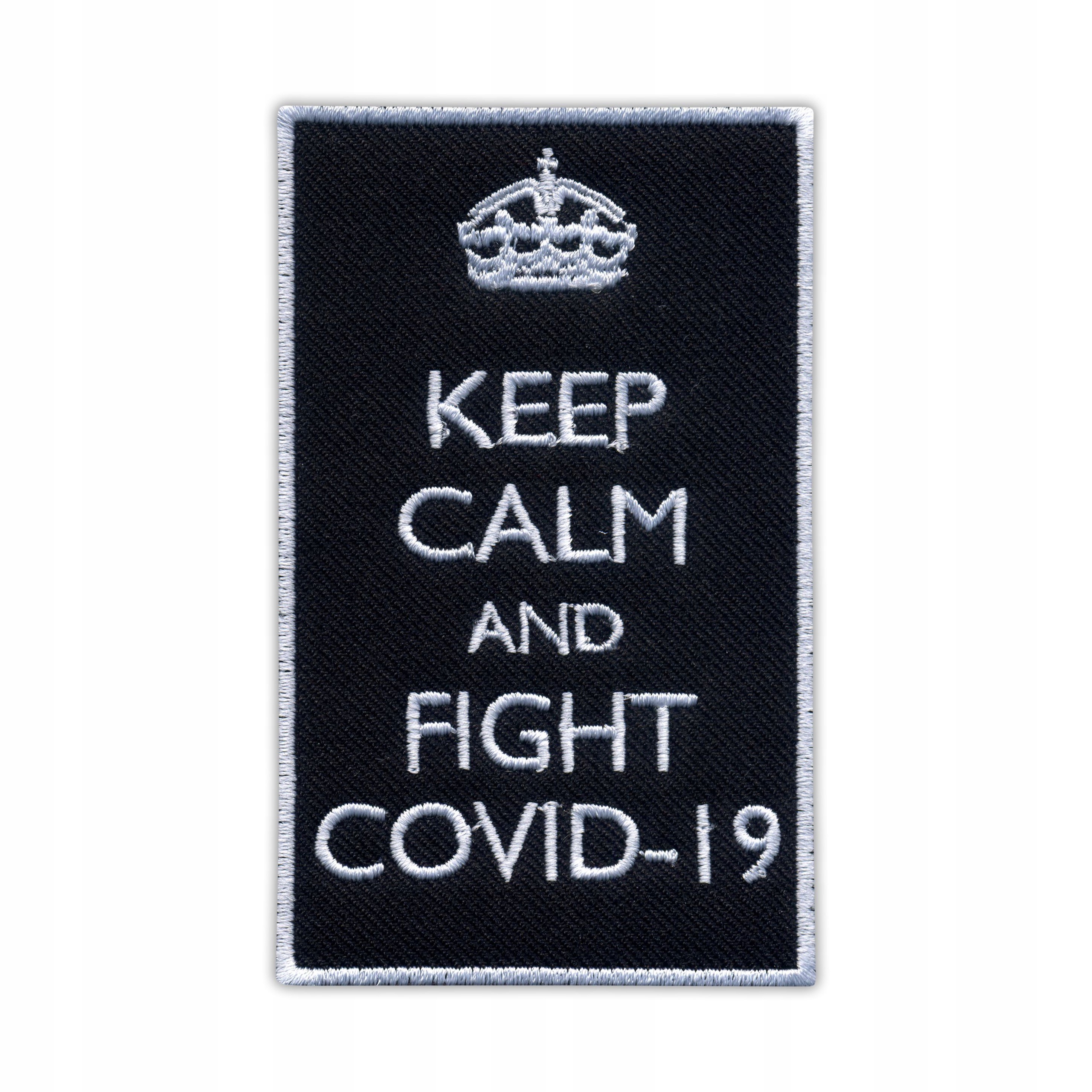 

Naszywka Keep Calm And Fight - Haft