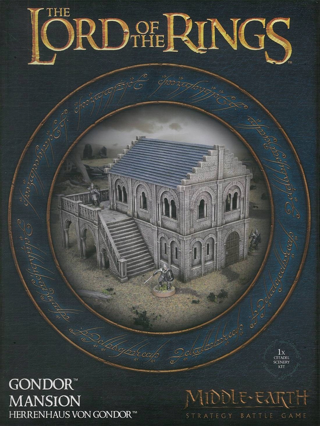 MIDDLE-EARTH STRATEGY BATTLE GAME - GRA BITEWNA "ŚRÓDZIEMIE" GONDOR MANSSIO EAN (GTIN) 5011921197026