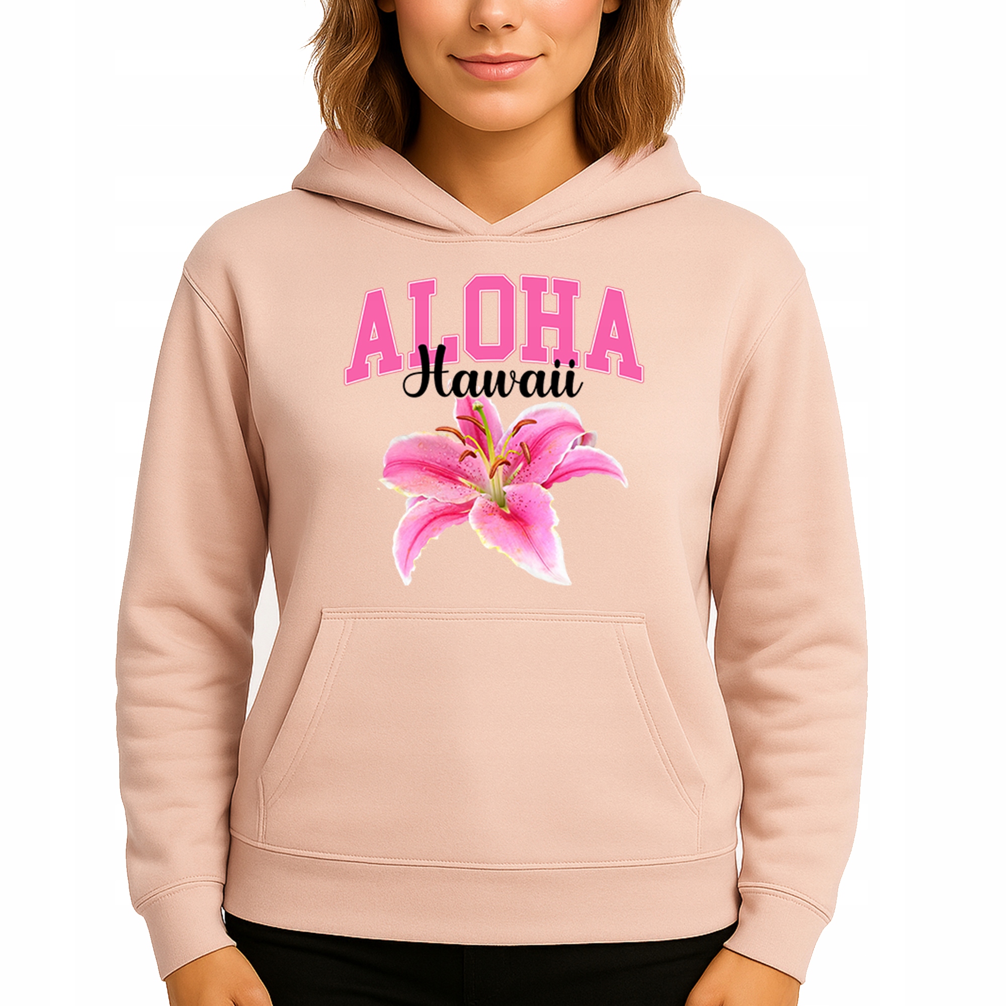 Mikina S Kapucí Hoodie Pech Perfect Bavlněná Módní Aloha Hawaii M