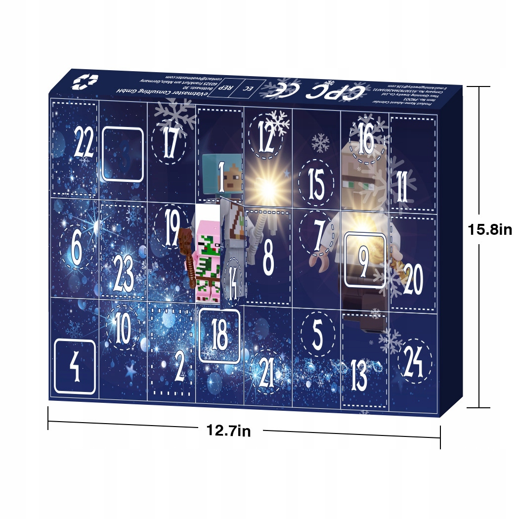 KLOCKI MINECRAFT ADWENTOWE KALENDARZE FIGURKA Stan opakowania oryginalne