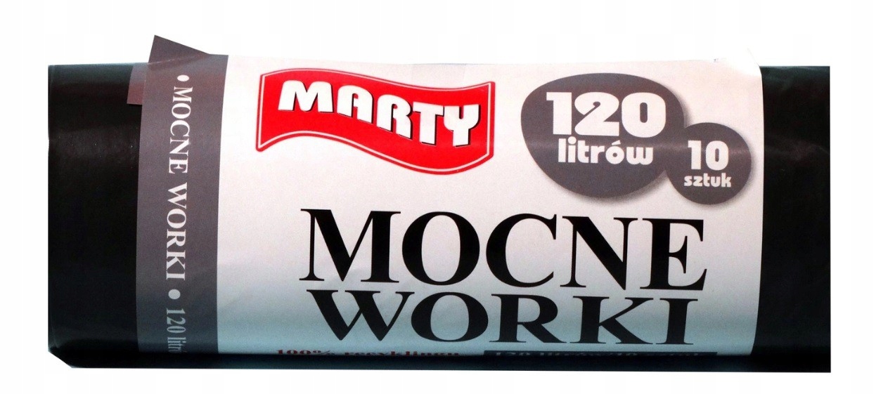 

Worki Na Śmieci Mocne 120L, 10SZT . Czarne