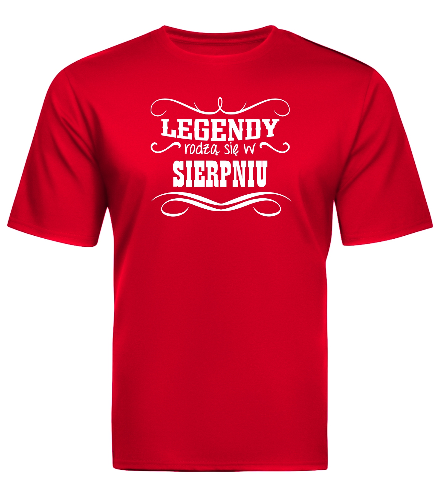 

Koszulka Legendy rodzą sie w Sierpniu Prezent