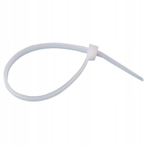 Opaski Zaciskowe 30cm 300x3,6mm Białe 100 sztuk