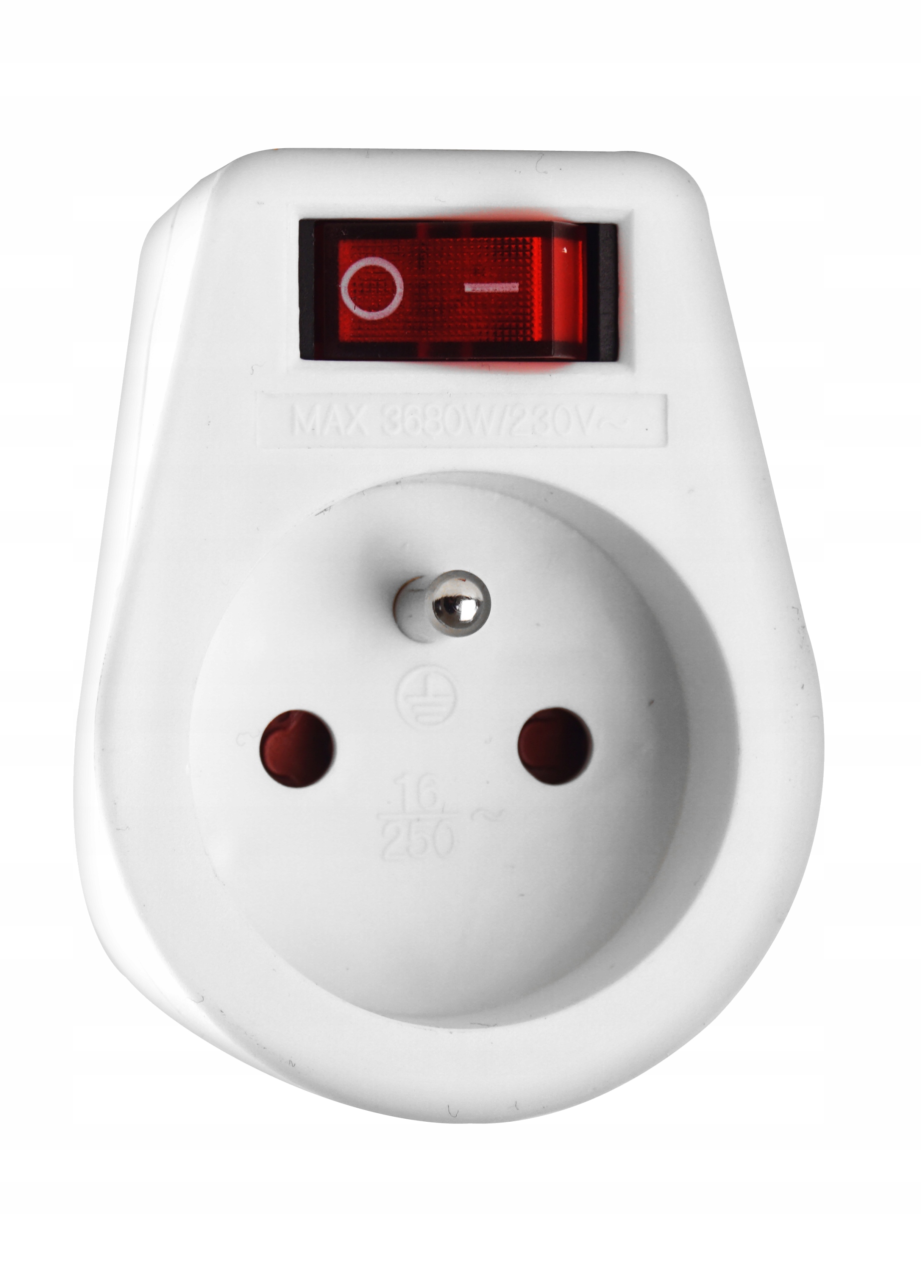 

Gniazdko Prądowe Z Wyłącznikiem 16A 230V Gniazdo