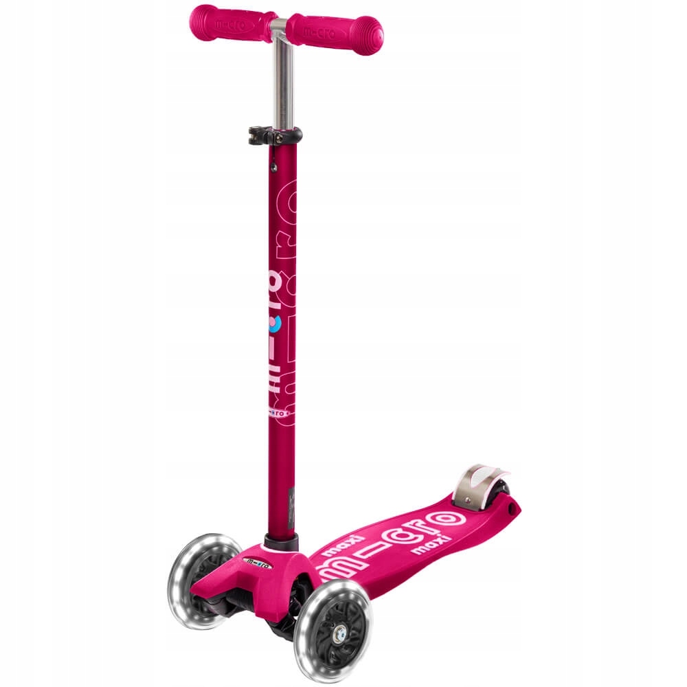 Hulajnoga trójkołowa Maxi Micro Deluxe LED Pink Marka Micro