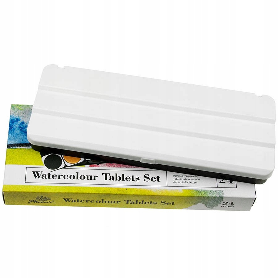 Farby akwarelowe Phoenix 24szt. + pędzel okrągły Liczba sztuk 24 szt.