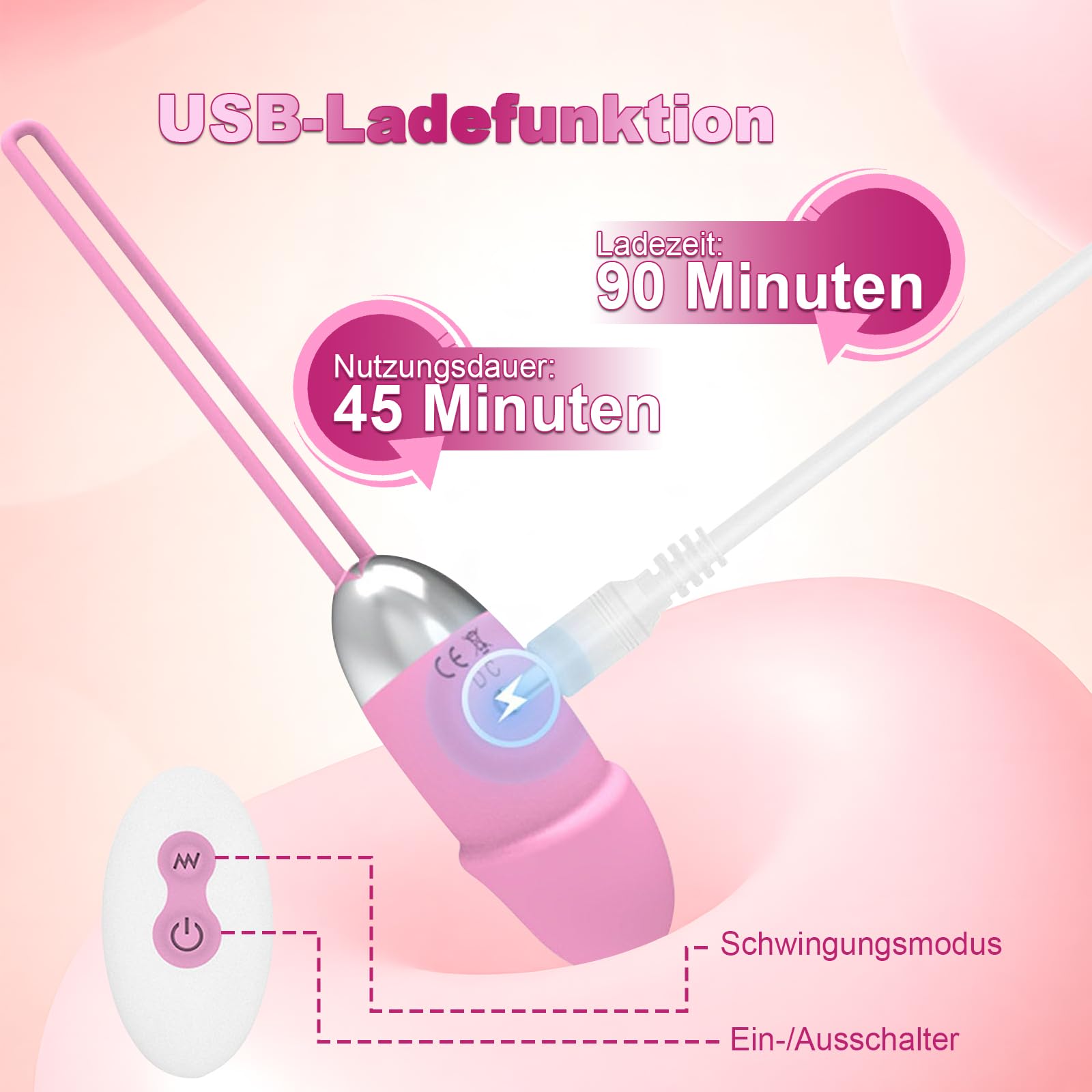 QGLUST Wibrator Deluxe Zdalnie Sterowany Dildo 10 Trybów Wibracji G Punkt — miniatura 8