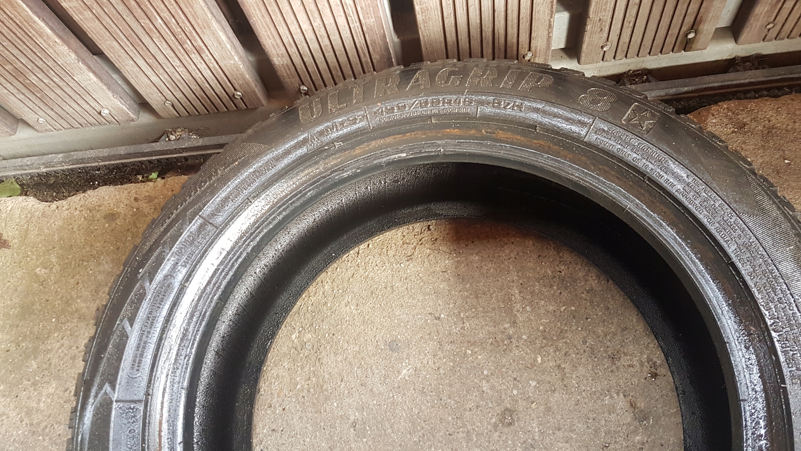 OPONY ZIMOWE GOODYEAR ULTRAGRIP 8 195/55 R16 87H Hałas zewnętrzny 69 dB