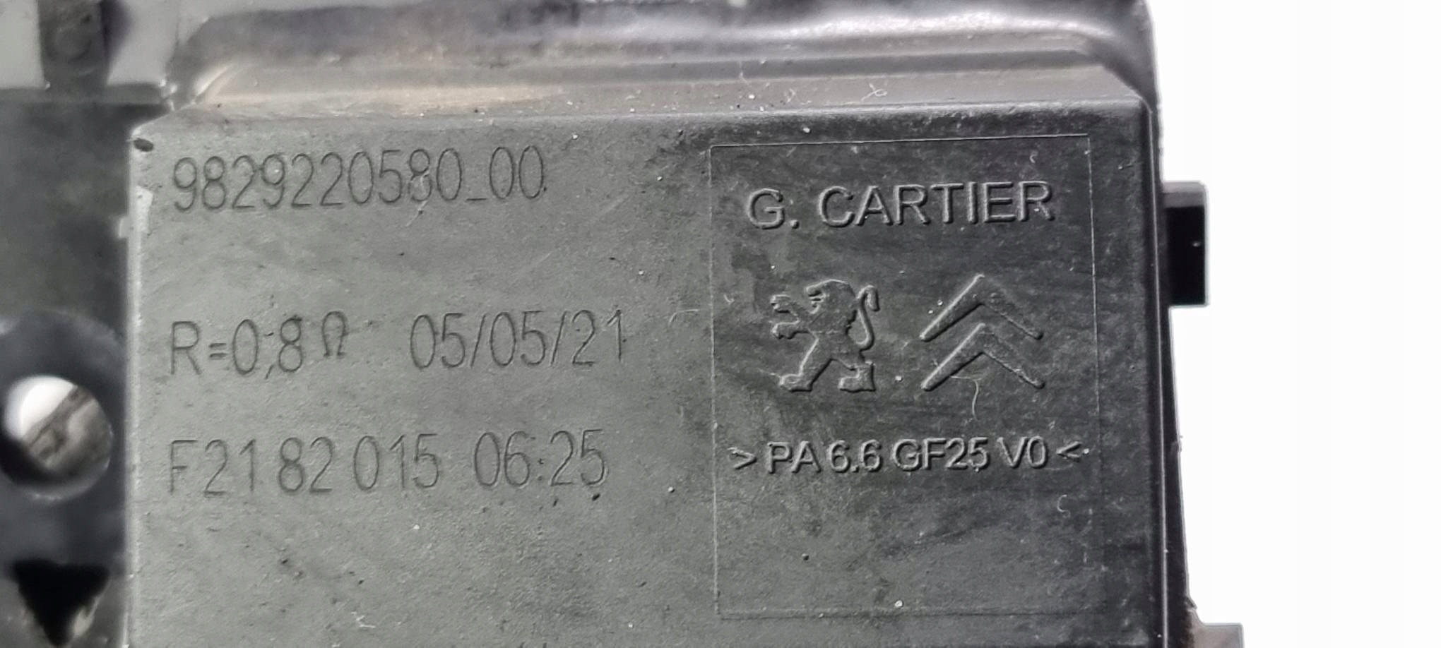 resistor, rheostat, regulator 982922058000 CITROEN BERLINGO III