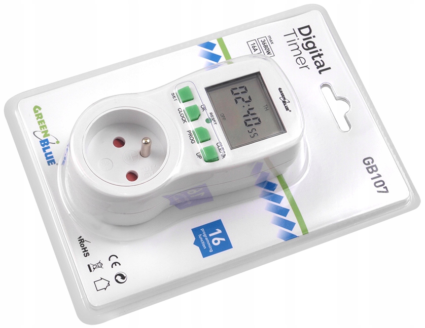 WYŁĄCZNIK TIMER BOJLER PROGRAMATOR CZASOWY CYFROWY Kod producenta 41860