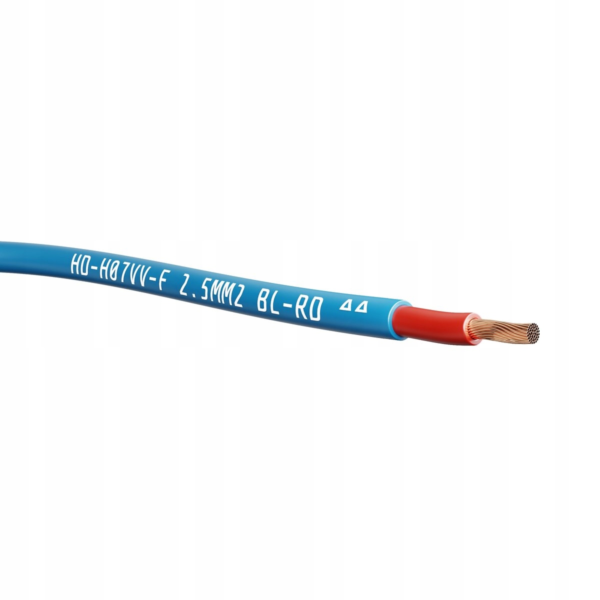 Przewód instalacyjny podwójnie izolowany niebieski linka LgY 2,5 mm2 Rolk