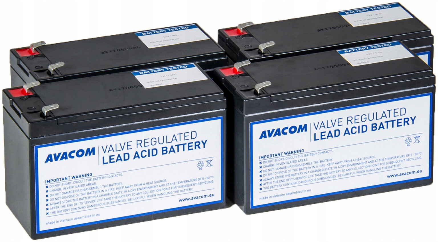 Avacom AVA-RBP04-12090-KIT Batéria pre Ups (záložný zdroj)