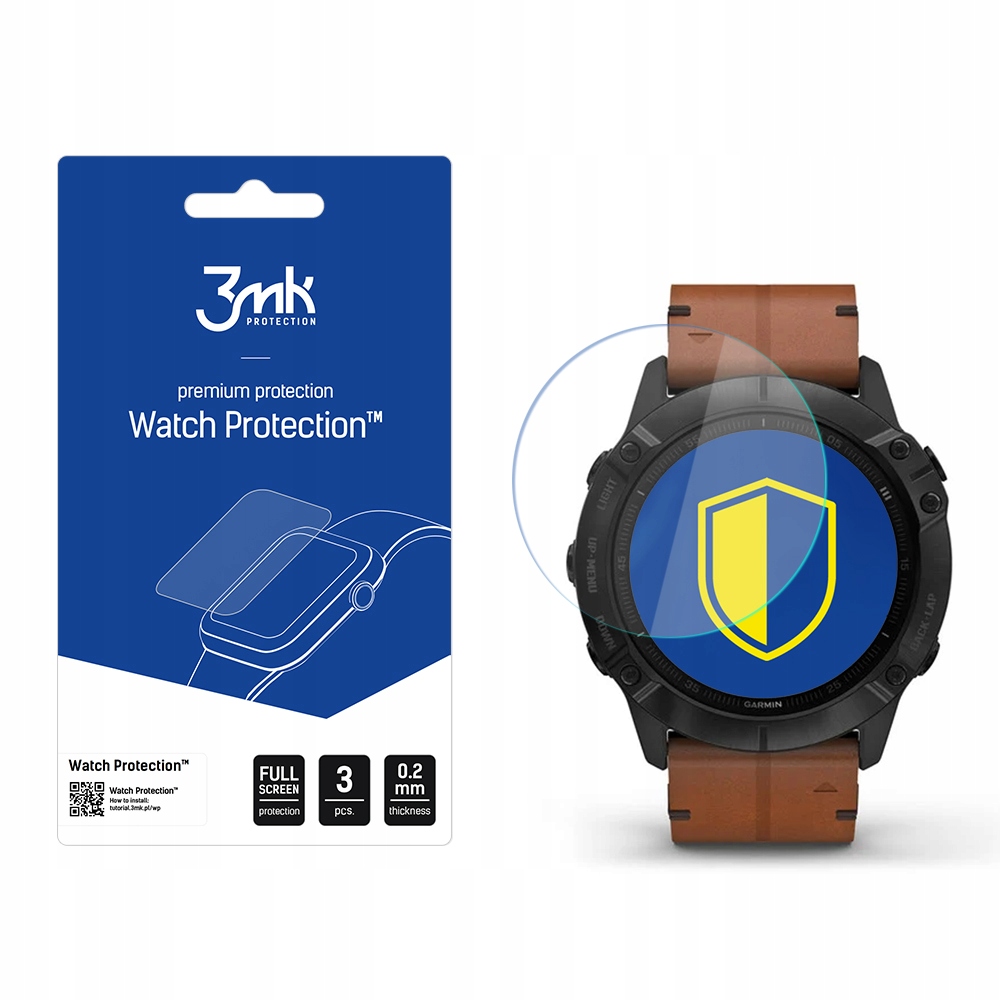 Szkło hybrydowe 3mk Watch Protection™ v. FlexibleGlass na Garmin